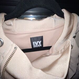 IVY PARK Pale Blush Zip Hoodie